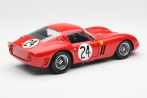 Ferrari 250 GTO #24 J. Blaton / G. Langlois 2nd 24 Hours of Le Mans 1963 Kyosho 1:18 08432C Metal — billede 3 af 8