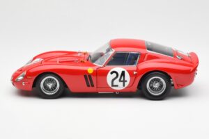 Ferrari 250 GTO #24 J. Blaton / G. Langlois 2nd 24 Hours of Le Mans 1963 Kyosho 1:18 08432C Metal — billede 4 af 8