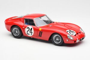 Ferrari 250 GTO #24 J. Blaton / G. Langlois 2nd 24 Hours of Le Mans 1963 Kyosho 1:18 08432C Metal — billede 6 af 8
