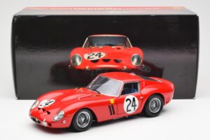 Ferrari 250 GTO #24 J. Blaton / G. Langlois 2nd 24 Hours of Le Mans 1963 Kyosho 1:18 08432C Metal — billede 8 af 8