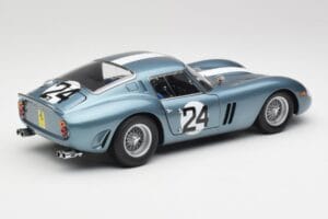 Ferrari 250 GTO #24 P. Rodriguez 12 Hours of Sebring GT3.0 Winner 1962 Kyosho 1:18 08438D Metal — billede 3 af 8
