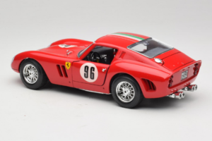 Ferrari 250 GTO #96 Rød 1962 Bburago 1:18 3011-N1 Metal — billede 7 af 8