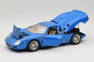 Ferrari 250 LM Blå Bburago 1:18 3033-B1 Metal — billede 2 af 8