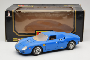 Ferrari 250 LM Blå Bburago 1:18 3033-B1 Metal — billede 8 af 8