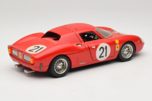 Ferrari 250 LM #21 M. Gregory / J. Rindt 24 Hours of Le Mans 1965 Bburago 1:18 3033-P2 Metal — billede 3 af 8