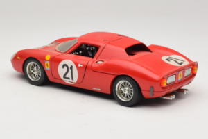 Ferrari 250 LM #21 M. Gregory / J. Rindt 24 Hours of Le Mans 1965 Bburago 1:18 3033-P2 Metal — billede 7 af 8