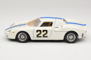 Ferrari 250 LM #22 Hvid 1965 Bburago 1:18 3333-W1 Metal — billede 4 af 8