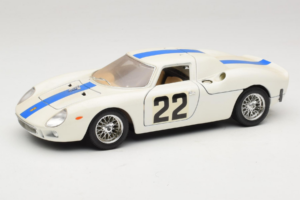 Ferrari 250 LM #22 Hvid 1965 Bburago 1:18 3333-W1 Metal