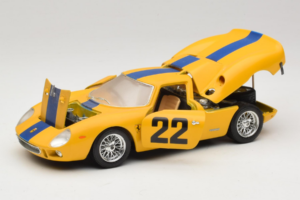 Ferrari 250 LM #22 Gul 1965 Bburago 1:18 3333-Y1 Metal — billede 2 af 8