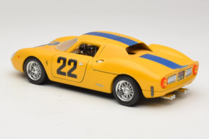 Ferrari 250 LM #22 Gul 1965 Bburago 1:18 3333-Y1 Metal — billede 7 af 8