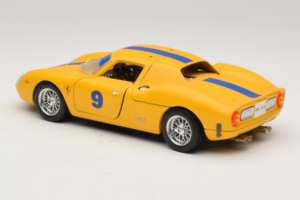 Ferrari 250 LM #9 Gul 1965 Bburago 1:18 3033-Y1 Metal — billede 7 af 8