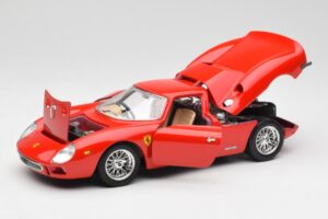 Ferrari 250 Le Mans Rød Bburago 1:18 3033 Metal — billede 2 af 8