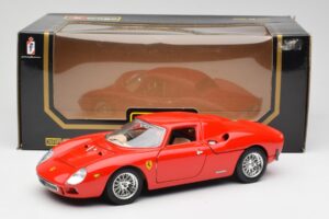 Ferrari 250 Le Mans Rød Bburago 1:18 3033 Metal — billede 8 af 8