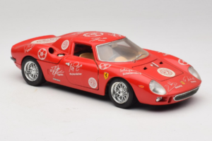 Ferrari 250 LM Rød Hvid Essen Autographs Begrænset Udgave Bburago 1:18 3033-P4 Metal — billede 6 af 8