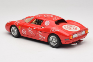 Ferrari 250 LM Rød Hvid Essen Autographs Begrænset Udgave Bburago 1:18 3033-P4 Metal — billede 7 af 8