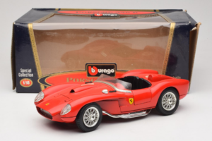 Ferrari 250 Testa Rossa #14 Rød Replacement Box 1957 Bburago 1:18 3007-R1 Metal — billede 8 af 8