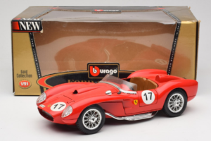 Ferrari 250 Testa Rossa #17 Rød 1957 Bburago 1:18 3007-R4 Metal — billede 8 af 8