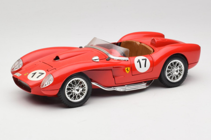 Ferrari 250 Testa Rossa #17 Rød 1957 Bburago 1:18 3007-R4 Metal