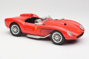 Ferrari 250 Testa Rossa Rød Bburago 1:18 3007 Metal — billede 6 af 8