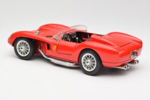 Ferrari 250 Testa Rossa Rød Bburago 1:18 3007 Metal — billede 7 af 8