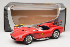 Ferrari 250 Testa Rossa #4 Rød Replacement Box 1957 Bburago 1:18 3007-R6 Metal — billede 8 af 8