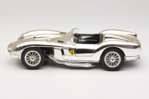 Ferrari 250 Testa Rossa Chrome Sølv Bburago 1:18 3007-C1 Metal — billede 4 af 8