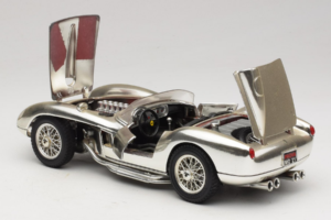 Ferrari 250 Testa Rossa Chrome Sølv Bburago 1:18 3007-C1 Metal — billede 5 af 8