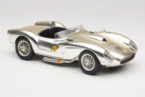 Ferrari 250 Testa Rossa Chrome Sølv Bburago 1:18 3007-C1 Metal — billede 6 af 8