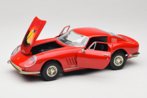 Ferrari 275 GTB/4 Rød Med Palme på Motorhjelmen ERTL 1:18 7483-P1 Metal — billede 2 af 8