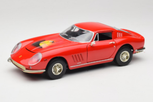 Ferrari 275 GTB/4 Rød Med Palme på Motorhjelmen ERTL 1:18 7483-P1 Metal