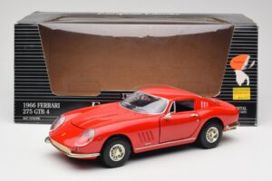 Ferrari 275 GTB/4 Rosso Corsa ERTL 1:18 7483 Metal — billede 8 af 8