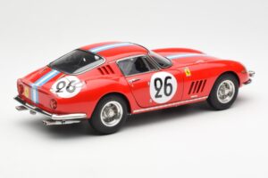 Ferrari 275 GTB Competizione #26 G. Biscaldi / A. de Bourbon Team Hugus 24 Hours of Le Mans 1966 CMC 1:18 M-199 Metal — billede 2 af 6