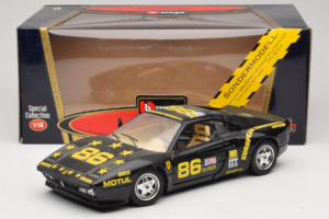 Ferrari 288 GTO #86 Sort Begrænset Udgave 1984 Bburago 1:18 3027-B1 Metal — billede 8 af 8
