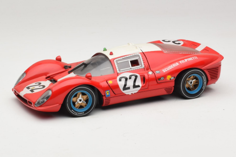 Ferrari 330 P4 #22 Scuderia Filipinetti Poor Condition 1967 Revell 1:18 48825-P1 Metal