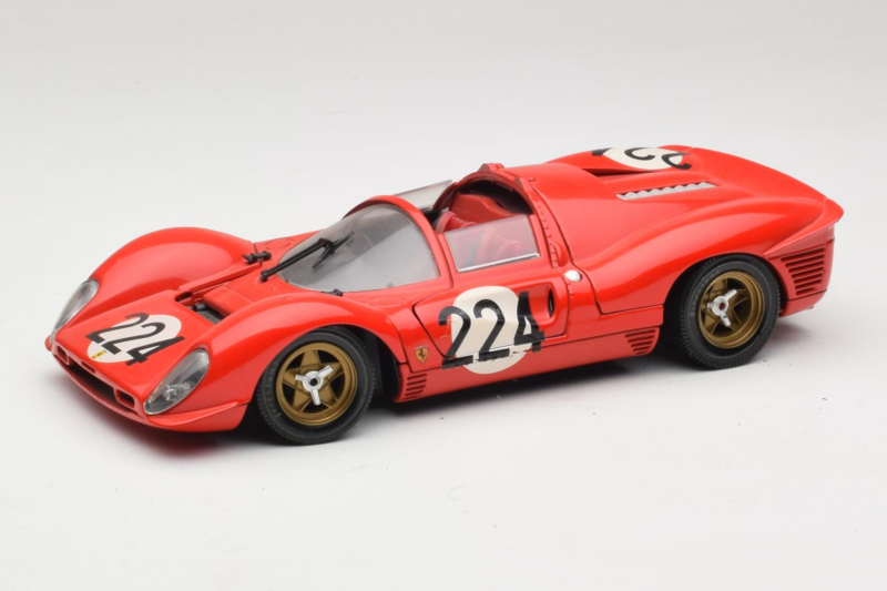 Ferrari 330 P4 #224 Rød 1967 Revell 1:18 48825-P2 Metal