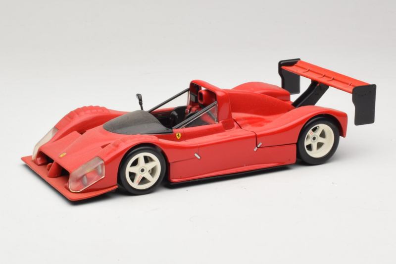 Ferrari 333 SP Rød Med Hvide Fælge Hot Wheels 1:18 29230 Metal
