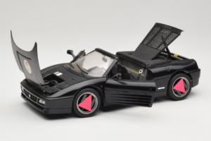 Ferrari 348 Spider Sort Mira 1:18 6181 Metal — billede 2 af 8