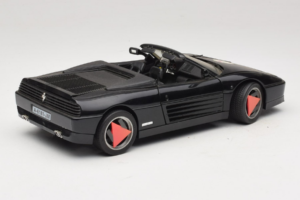 Ferrari 348 Spider Sort Mira 1:18 6181 Metal — billede 3 af 8