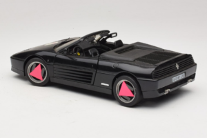 Ferrari 348 Spider Sort Mira 1:18 6181 Metal — billede 7 af 8