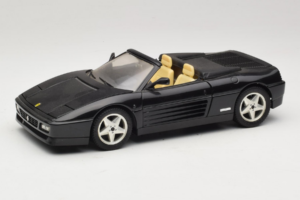 Ferrari 348 Spider Sort Med Sølvfælge Mira 1:18 6918 Metal