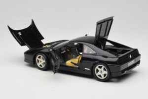 Ferrari 348 TB Sort Mira 1:18 6101-R1 Metal — billede 5 af 8