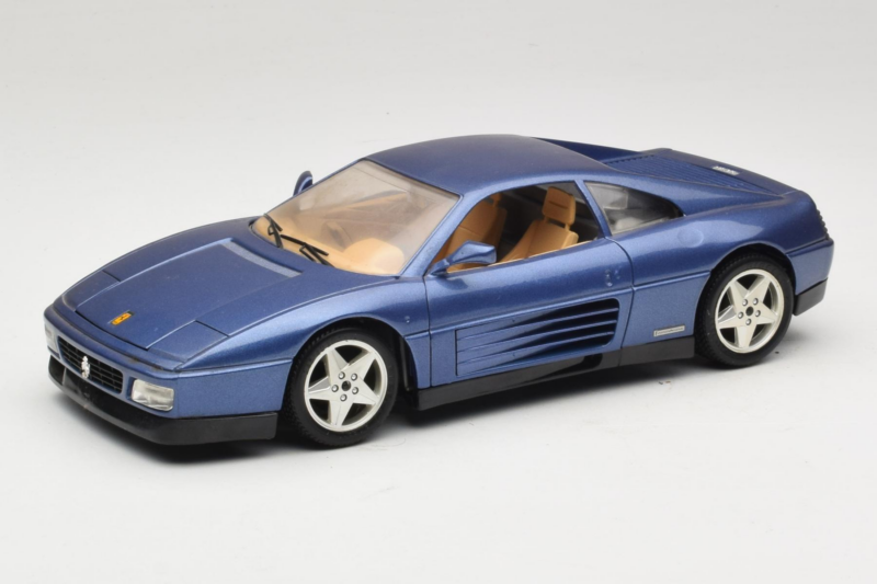 Ferrari 348tb Mørkeblå Metallic Bburago 1:18 3039-B1 Metal