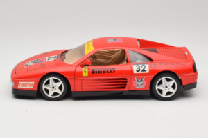 Ferrari 348 TB #32 Pirelli Rød 1989 Bburago 1:18 3039-P1 Metal — billede 4 af 8