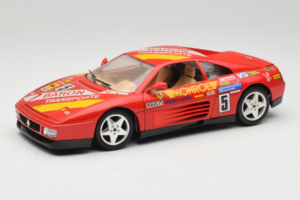 Ferrari 348 TB #5 Monroe Rød 1989 Bburago 1:18 3039-M1 Metal