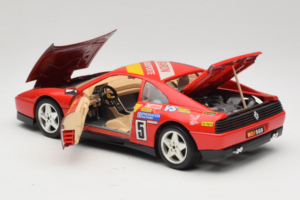 Ferrari 348 TB #5 Monroe Rød 1989 Bburago 1:18 3039-M1 Metal — billede 5 af 8