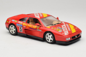 Ferrari 348 TB #5 Monroe Rød 1989 Bburago 1:18 3039-M1 Metal — billede 6 af 8