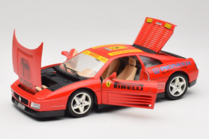Ferrari 348tb Pirelli Rød Bburago 1:18 3039-P2 Metal — billede 2 af 8