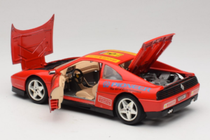 Ferrari 348tb Pirelli Rød Bburago 1:18 3039-P2 Metal — billede 5 af 8