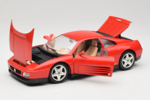 Ferrari 348tb Rød Bburago 1:18 3039-R1 Metal — billede 2 af 8