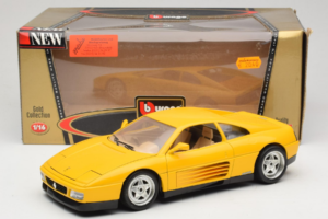 Ferrari 348 TB Gul Replacement Box Bburago 1:18 3039-R2 Metal — billede 8 af 8
